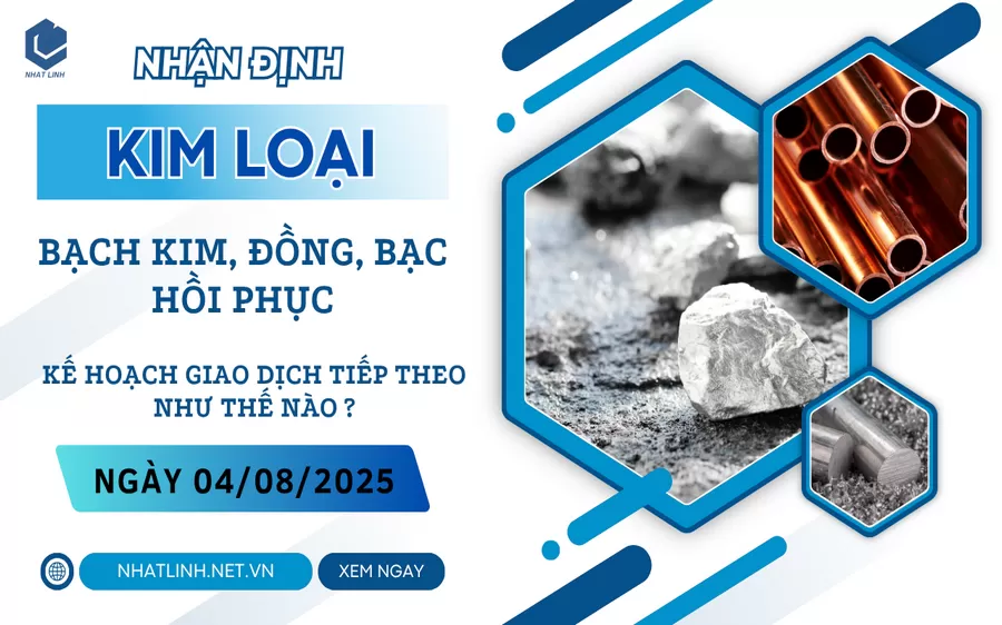 NHẬN ĐỊNH: NHÓM KIM LOẠI NGÀY 04/08/2025